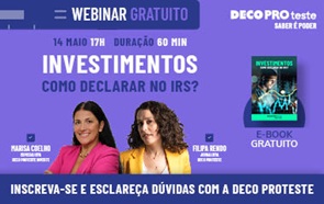 Weninar como declarar os investimentos no IRS